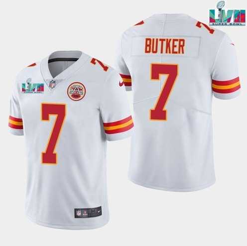 Men & Women & Youth Kansas City Chiefs #7 Harrison Butker White Super Bowl LVII Patch Vapor Untouchable Limited Stitched Jersey,We sell and wholesale Men & Women & Youth Kansas City Chiefs #7 Harrison Butker White Super Bowl LVII Patch Vapor Untouchable Limited Stitched Jersey on line form chian!